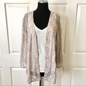 Sequin Kimono Top